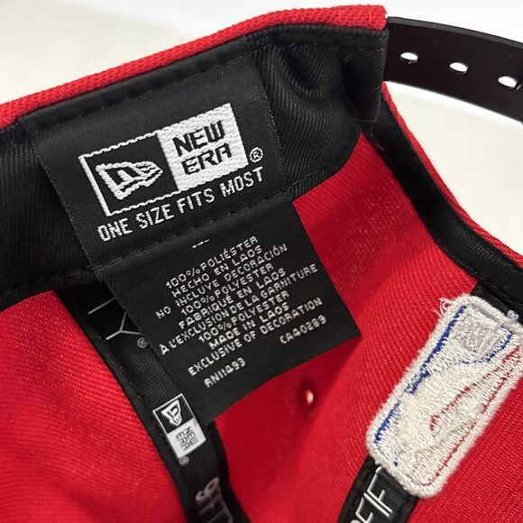 Miami Heat New Era 9fifty SnapBack Blood Red Heat Culture Hat Cap One Size NEW - Picture 6 of 6